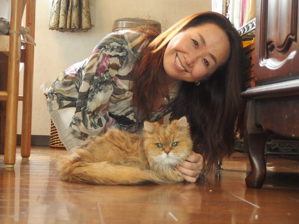 愛猫バブと💗